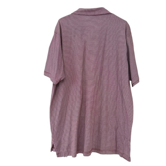 Peter Millar Polo Striped Golf Shirt Top Tee Short Sleeve Cotton XXL - Picture 4 of 7